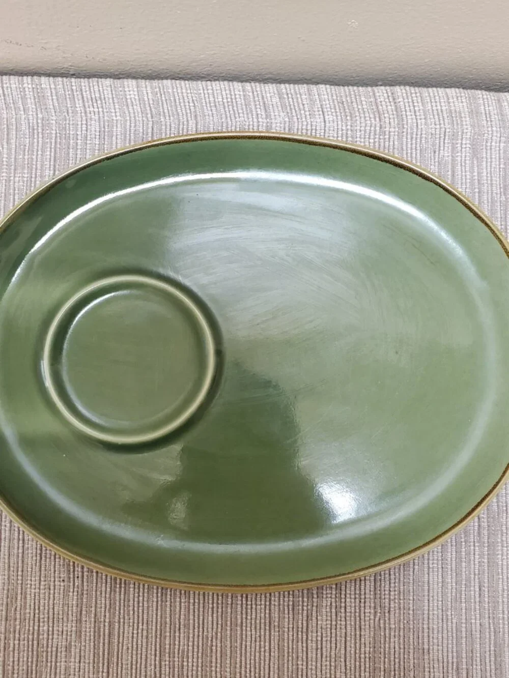 IKEA Cup and Biscuits Plate Holder - Green